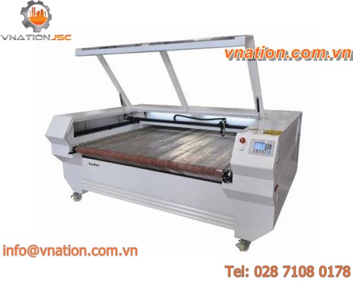 CNC cutting machine / textile / CO2 laser