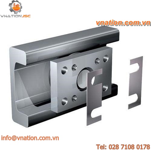 flange bearing unit / ball bearing / stainless steel / for linear systems