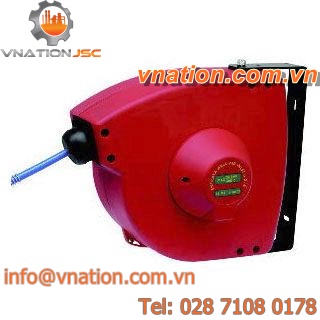 hose reel / spring / with mounting bracket / for water