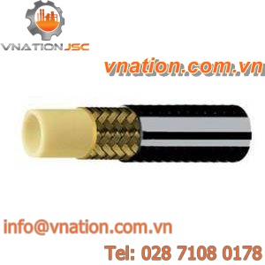synthetic rubber hose / thermoplastic / steel-braided