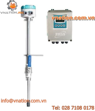 electromagnetic flow meter / for conductive liquids / flange / stainless steel