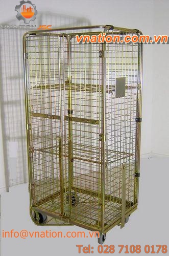 textile roll container / shelf / wire mesh