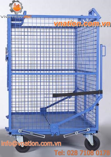 bottom-opening waste skip / high-capacity