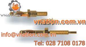 bullet solderless terminal / tubular / brass