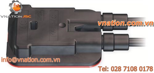 in-line junction box / copper / temperature-resistant / photovoltaic