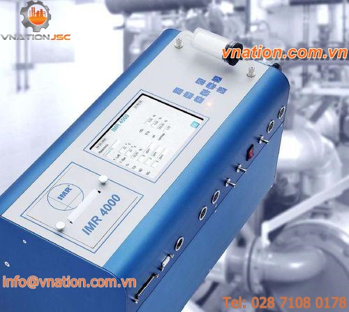 gas analyzer / temperature / portable / continuous