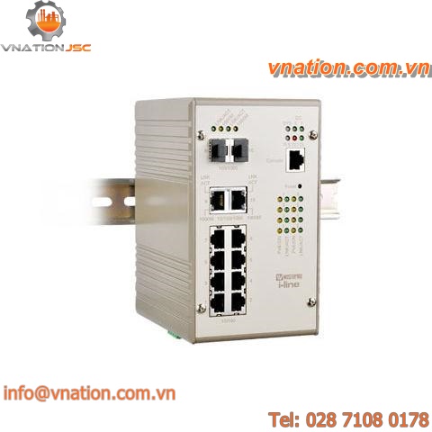 managed network switch / industrial / PoE / wireless
