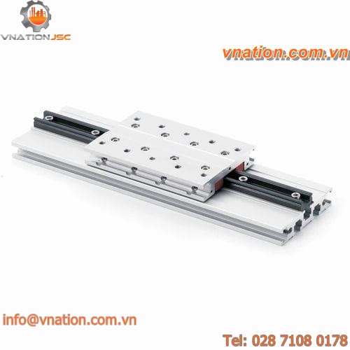 type ball return linear guide / low-profile / aluminum