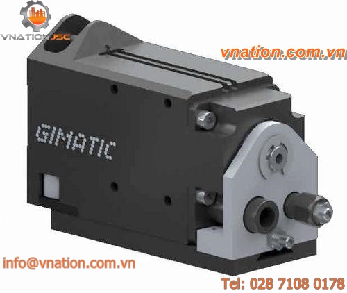 rotary actuator / pneumatic / double-acting / spring-return