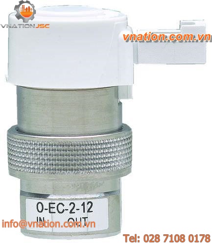 3-way solenoid valve / for clean environments / pneumatic / in-line