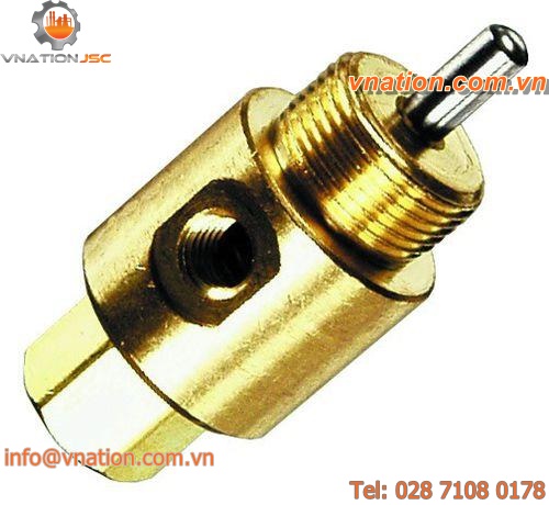 poppet hydraulic directional control valve / pneumatically-operated / 3/2-way / normally closed