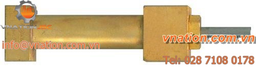 double-acting cylinder / industrial / brass