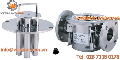 magnetic grate separator / for pasty products / liquid / welding