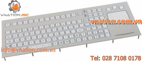 panel-mount keyboard / 105-key / short-travel / with touchpad
