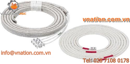 fiberglass-sheathed heating tape / for pipe heat tracing