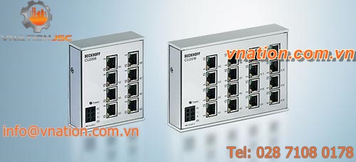 industrial network switch / unmanaged / 16 ports