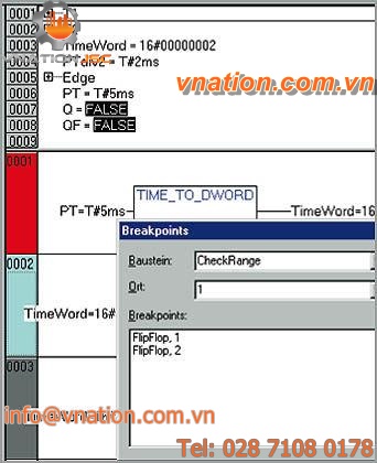 management software / programming / PLC / online