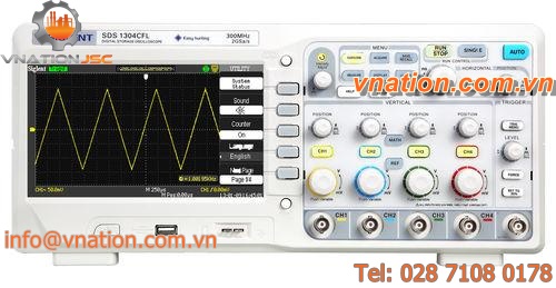 digital oscilloscope / bench-top / 4-channel / high-bandwidth
