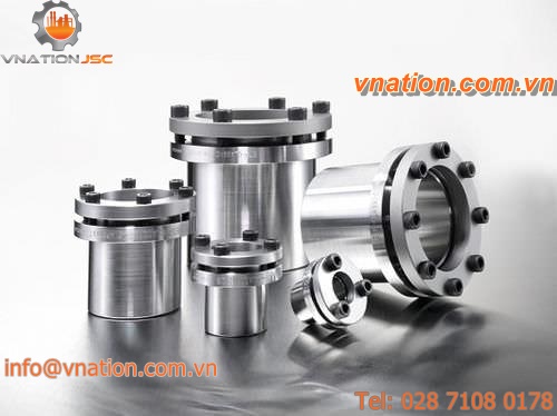shaft-hub coupling / rigid / shaft / steel