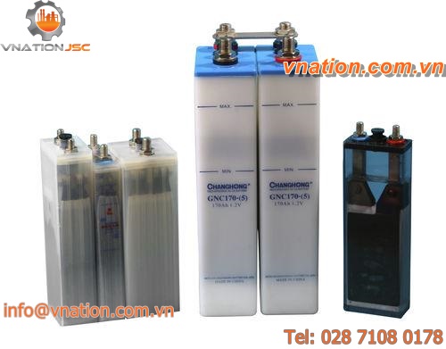Ni-Cd battery / power / tubular / sintered