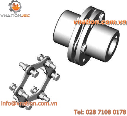 disc pack coupling / torsionally rigid / zero-backlash