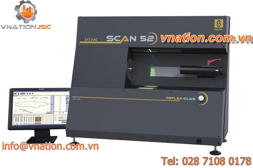 optical measuring machine / horizontal / for turned parts