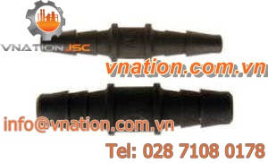 union fitting / splined / straight / plastic