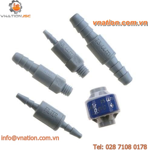compressed air filter / in-line / threaded / low-pressure