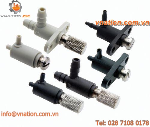 needle valve / pneumatic / flow control / for air