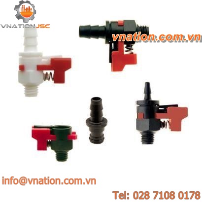 threaded fitting / barbed / quick-disconnect / straight