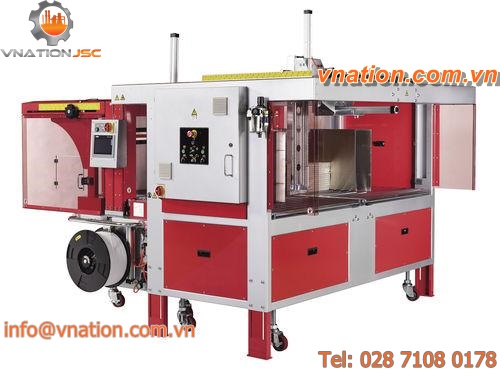lateral strapping machine / automatic