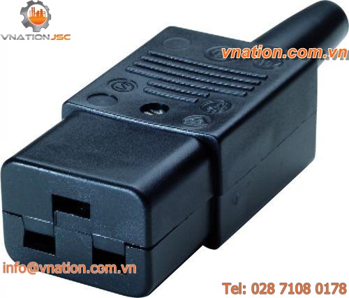 electric connector / rectangular / male / thermoplastic