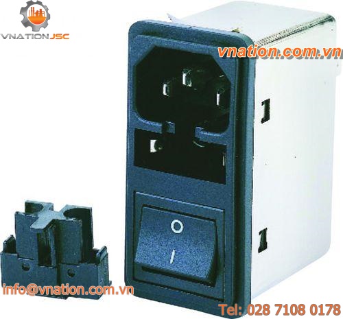 power entry module with switch