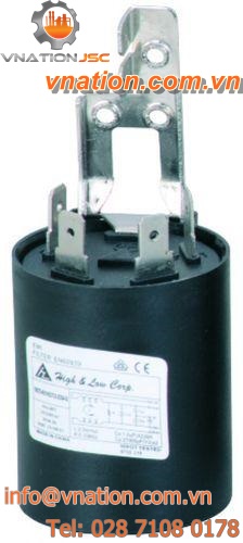 cylindrical electronic filter / EMI / AC