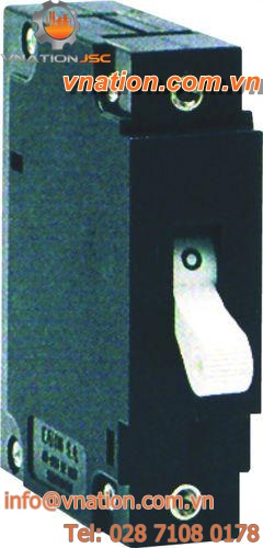 single-pole circuit breaker / manual reset / molded case