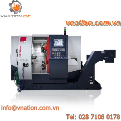 CNC milling-turning center / horizontal / 3-axis / double-turret