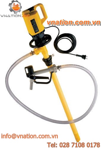 alkali pump / manual / centrifugal / semi-submersible