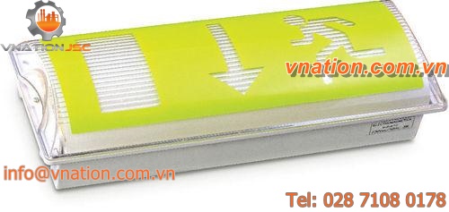 surface-mounted safety lighting / LED / emergency exit
