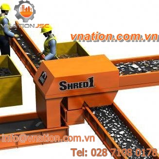 eddy current separator / metal / for sumps / high-efficiency