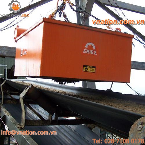 electro-magnetic separator / particle / for heavy-duty applications / automatic