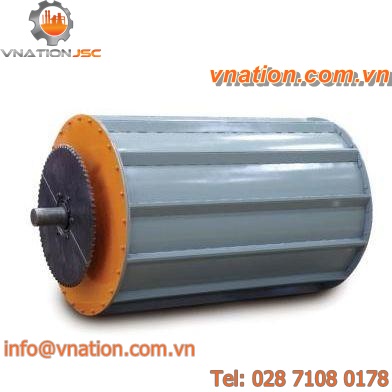 magnetic drum separator / for ferrous metals / for solids / automatic
