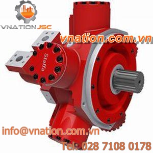 radial piston hydraulic motor / for construction equipment / variable-displacement / double-displacement