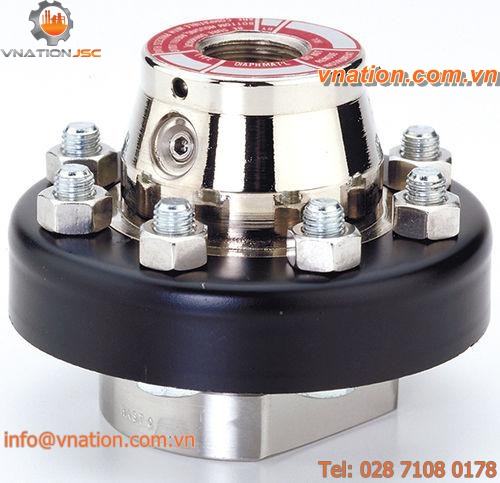 diaphragm seal with threaded connection / for pressure gauges / chemical process