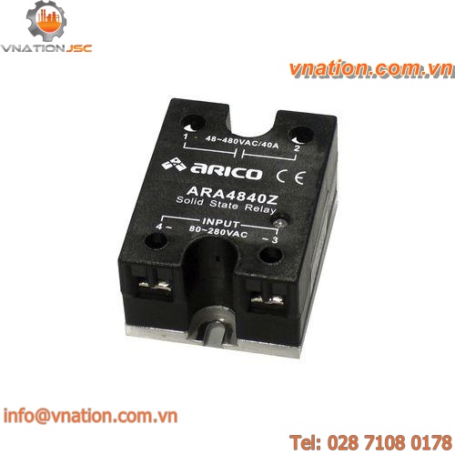 power solid state relay / panel-mount / single-phase