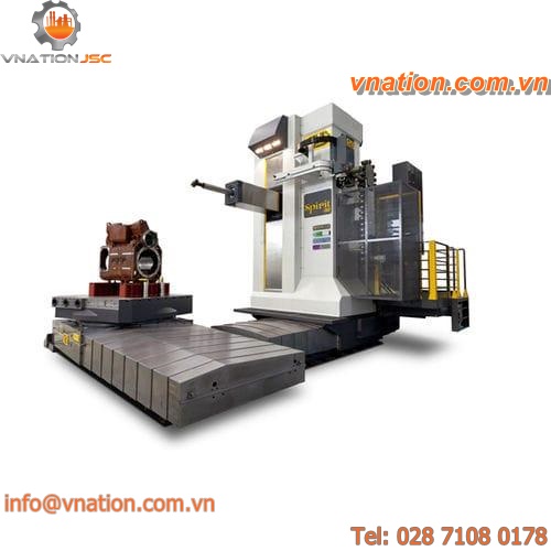 manually-controlled boring mill / vertical / 4-axis / heavy-duty