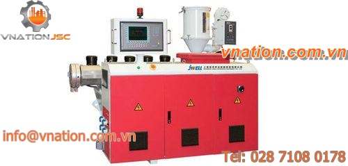 profile extrusion extruder / for PVC / for PC / single-screw