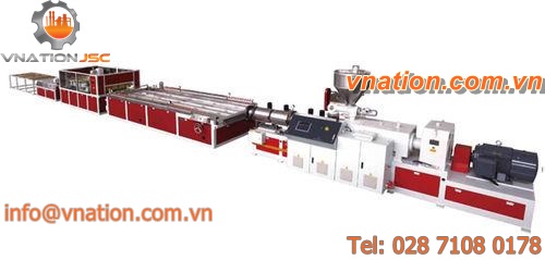 sheet extrusion line / for WPC / for PE / for PVC