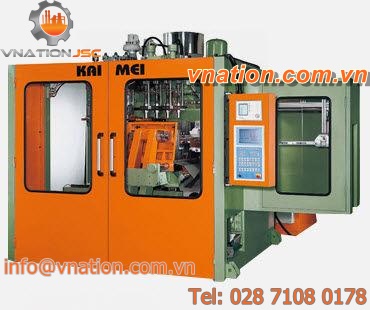 hollow plastic part blow molding machine / linear
