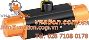 pneumatic valve actuator / Scotch yoke / single-acting / cylinder