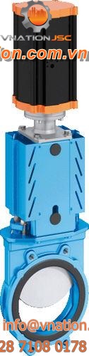 knife gate valve / pneumatic / wafer
